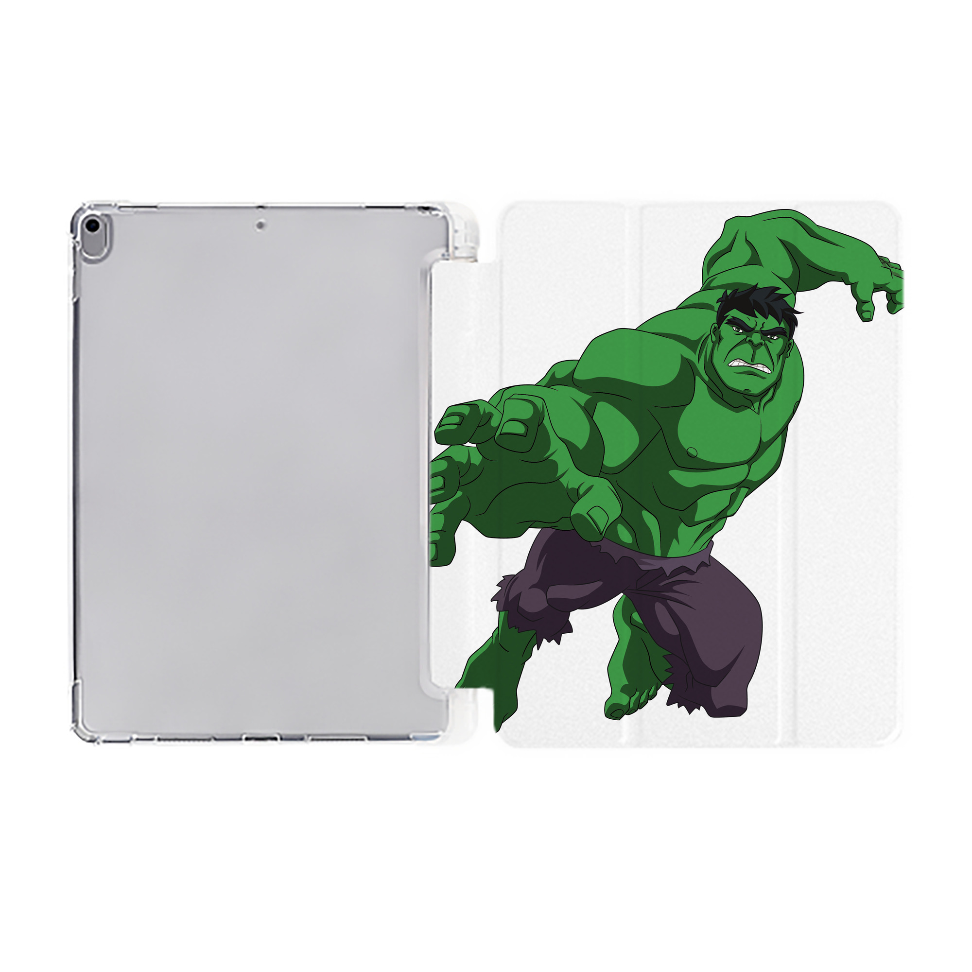 （画像用） アベンジャーズ The Avengers IPad ケース ペン収納付き 三つ折りスタンド PUレザー×シリコン 対応機種9.5/10.5/10.9インチ